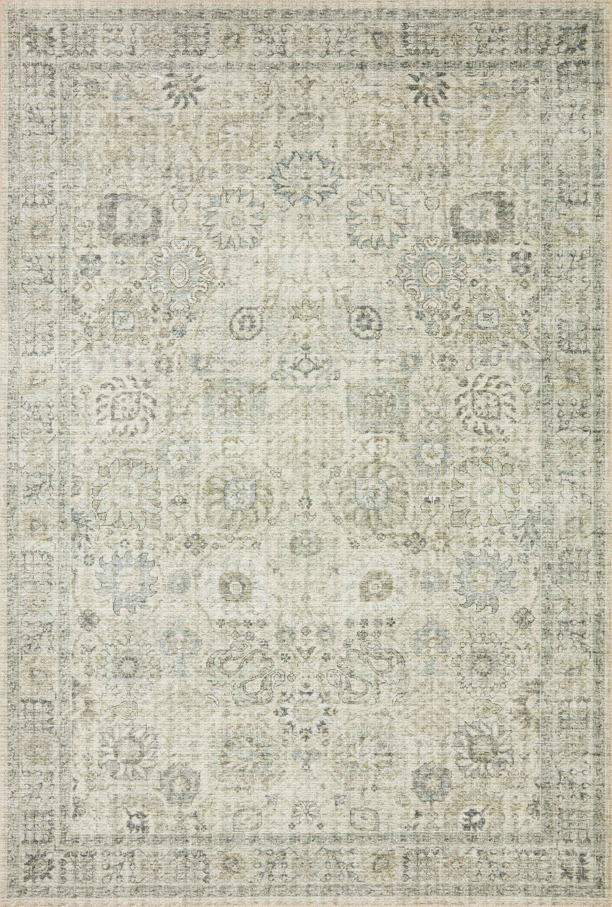 Loloi II Skye SKY-14 Natural Sage Traditional Power Loomed Rug