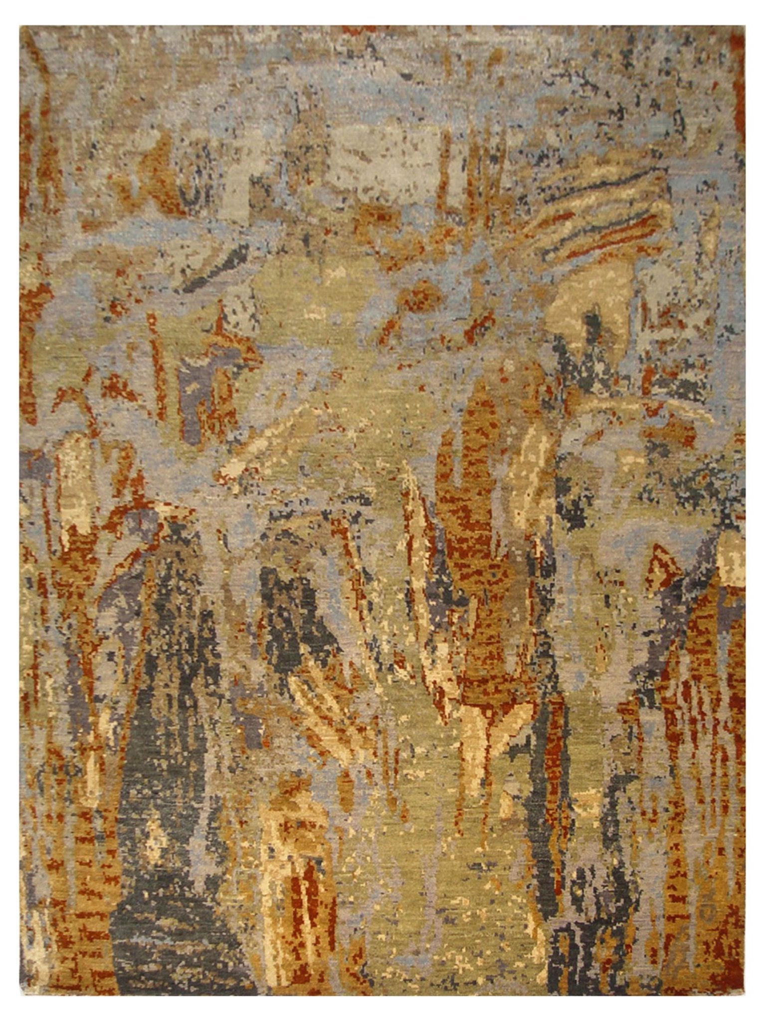 Artisan Abigail Multi Transitional Knotted Rug - Rugs - Artisan - Atlanta Designer Rugs