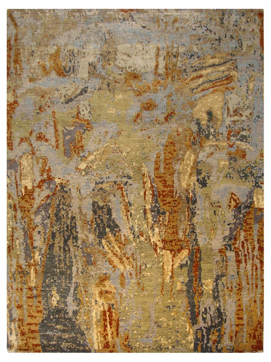 Artisan Abigail Multi Transitional Knotted Rug - Rugs - Artisan - Atlanta Designer Rugs