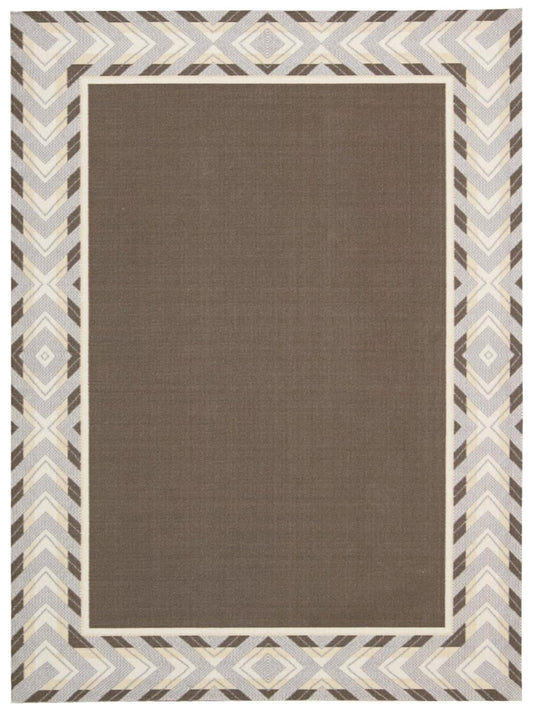 Waverly Sun N Shade SND28 Espresso Transitional Power-Loomed Rug