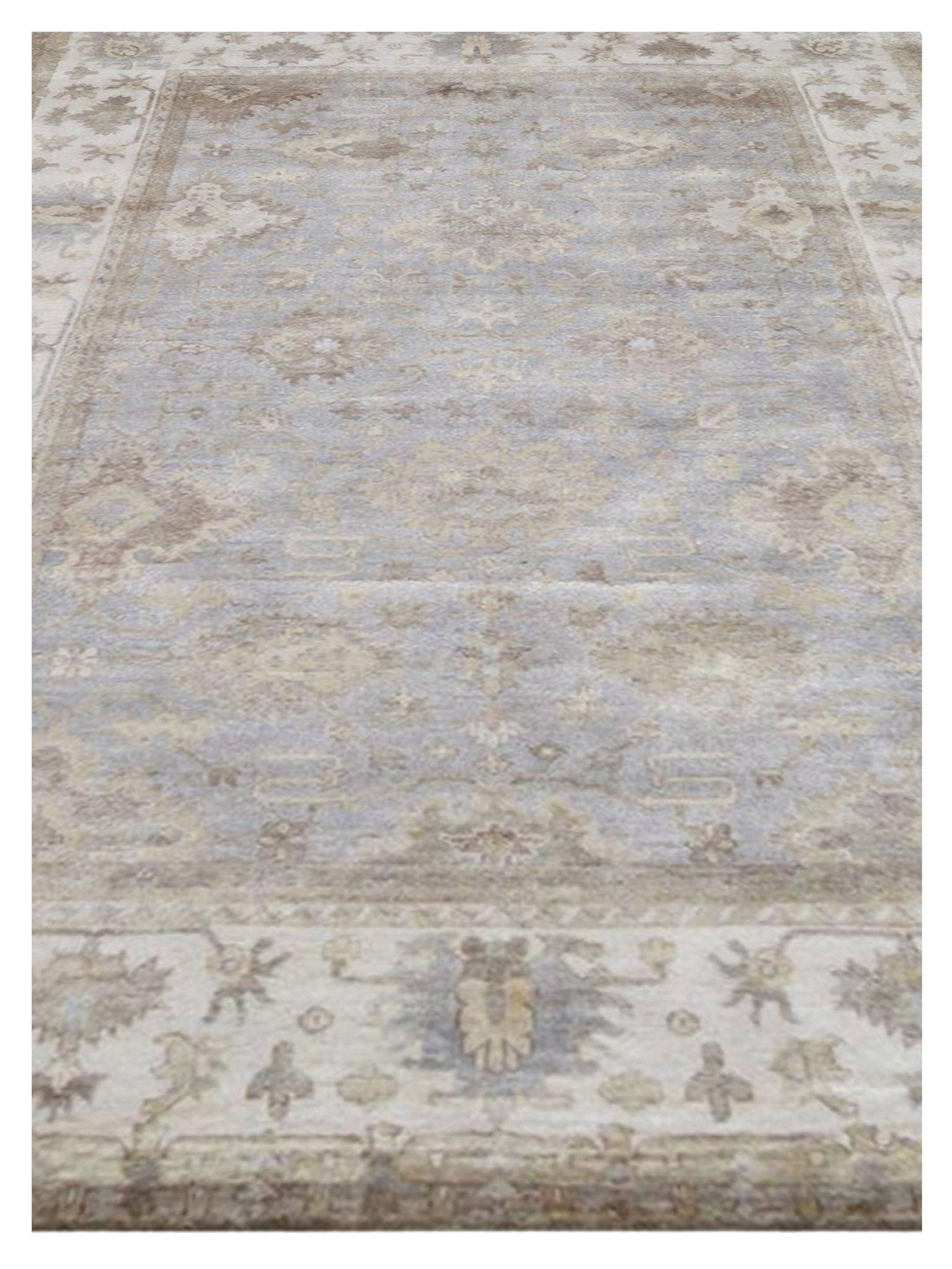 Artisan Audrey Aqua Traditional Knotted Rug - Rugs - Artisan - Atlanta Designer Rugs