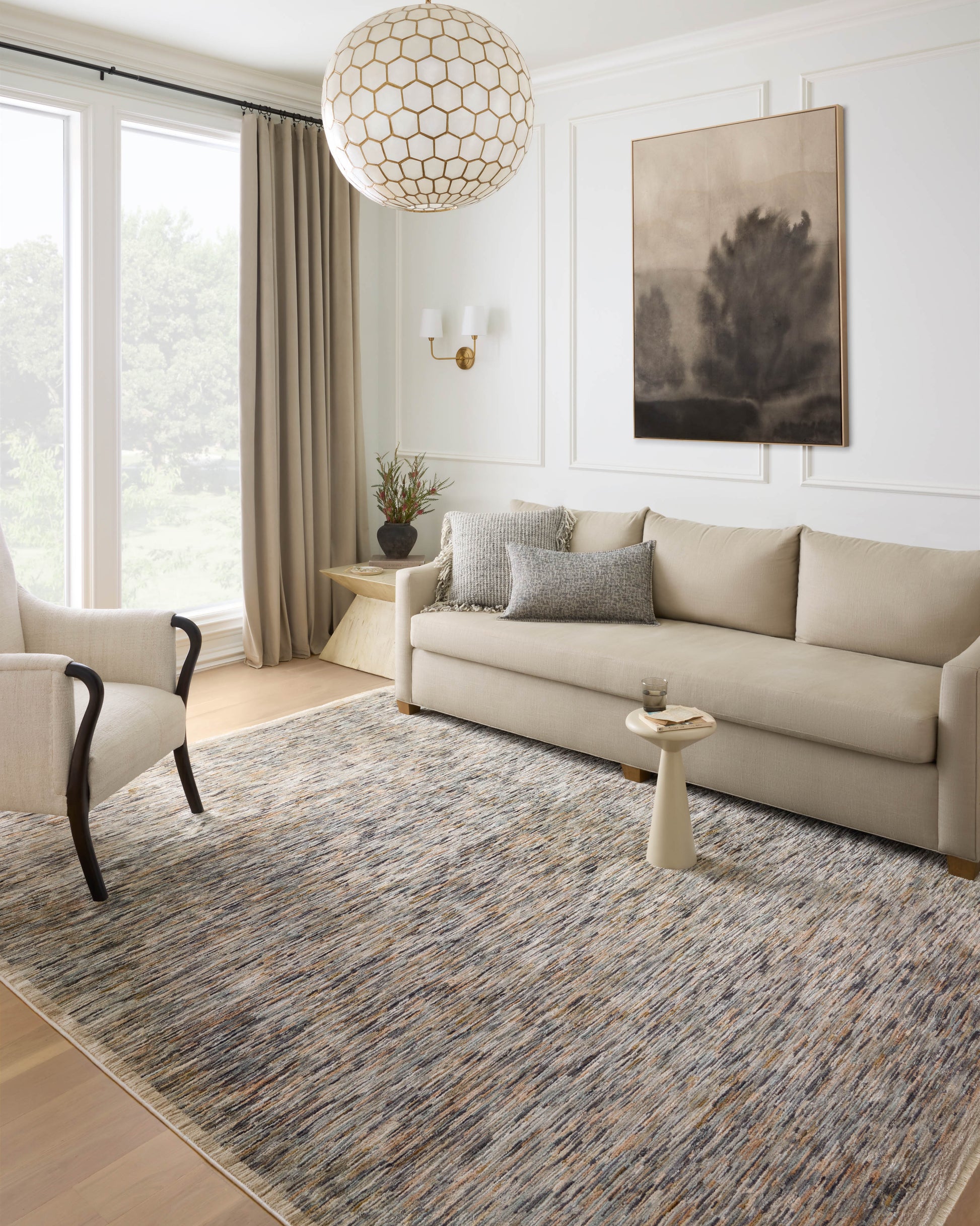 Loloi Soho SOH-03 Multi Sand Contemporary Power Loomed Rug