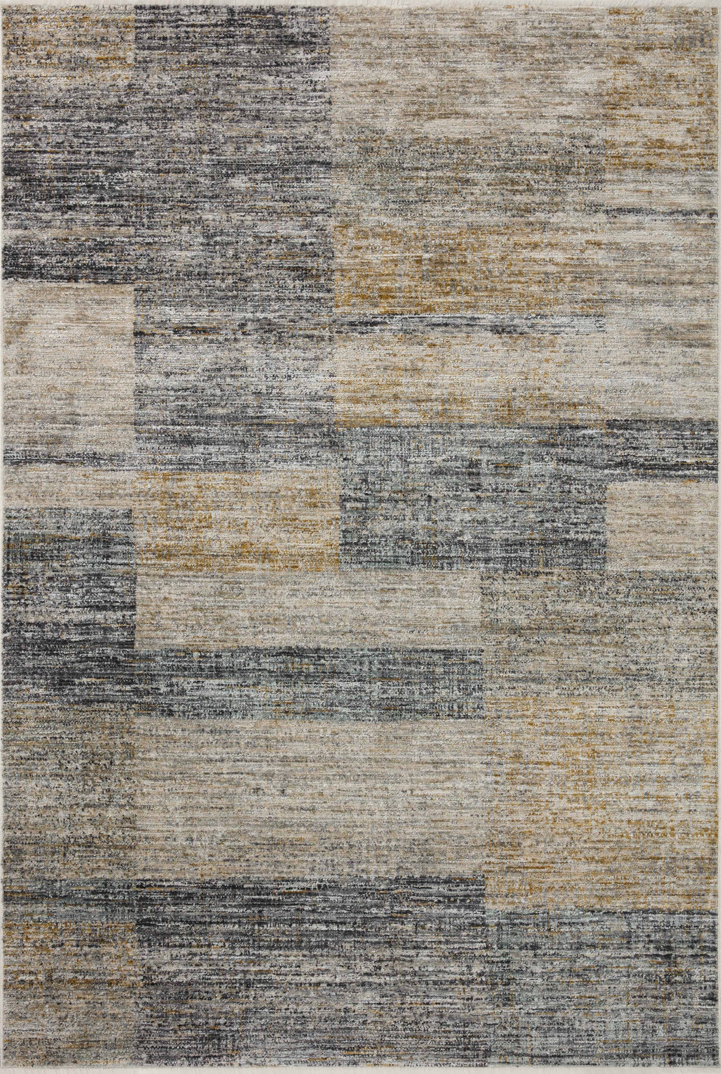 Loloi Soho SOH-08 Grey Gold Contemporary Power Loomed Rug