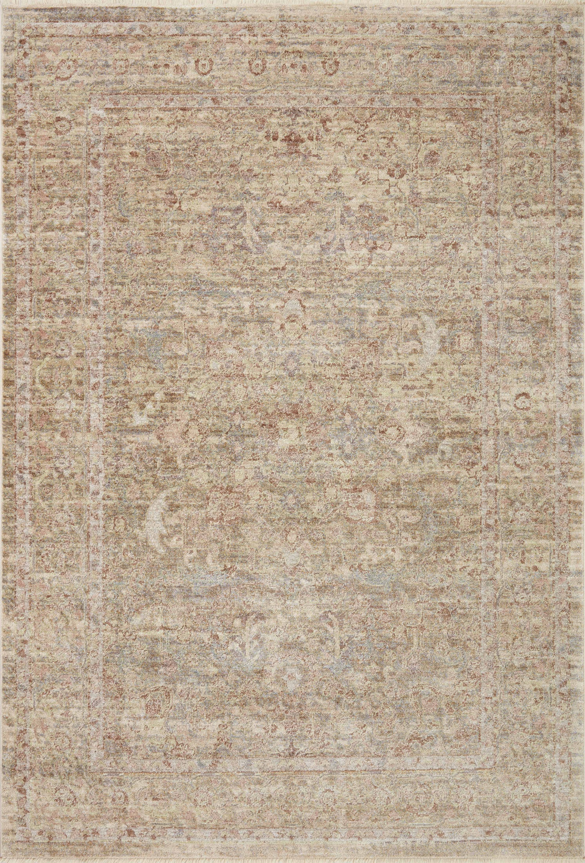 Loloi Sonnet SNN-04 Moss Natural Traditional Power Loomed Rug