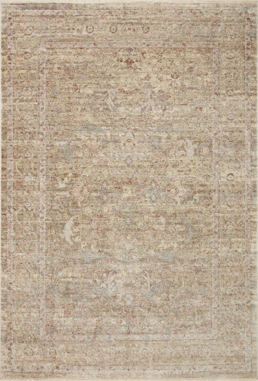 Loloi Sonnet SNN-04 Moss Natural Traditional Power Loomed Rug