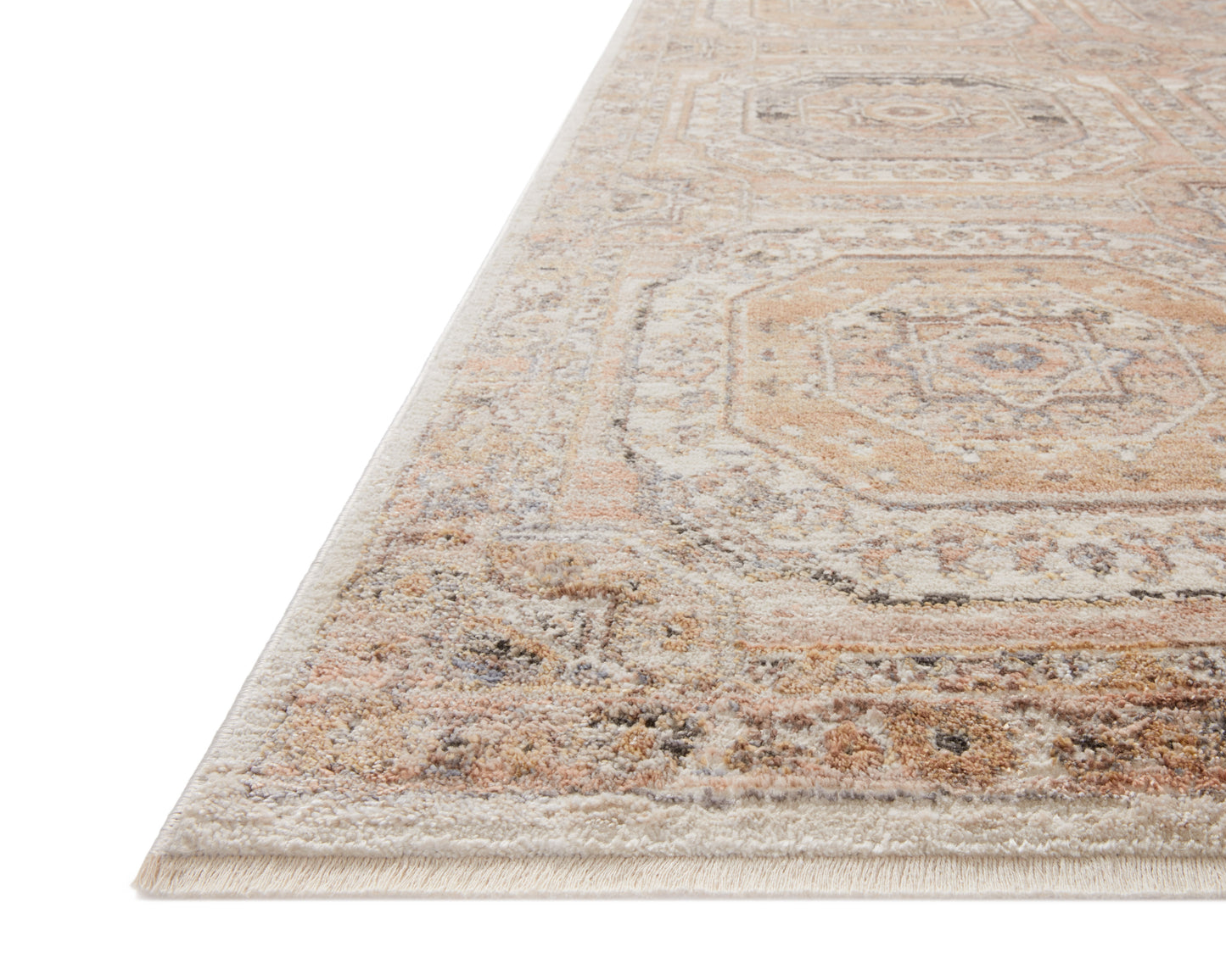 Loloi Sonnet SNN-06 Apricot Multi Traditional Power Loomed Rug