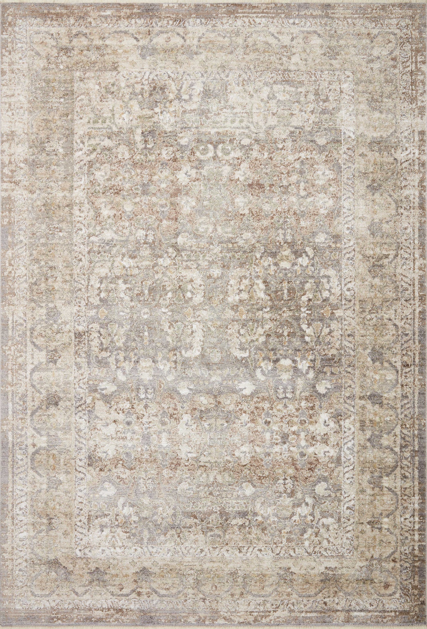 Loloi Sonnet SNN-08 Grey Sage Traditional Power Loomed Rug