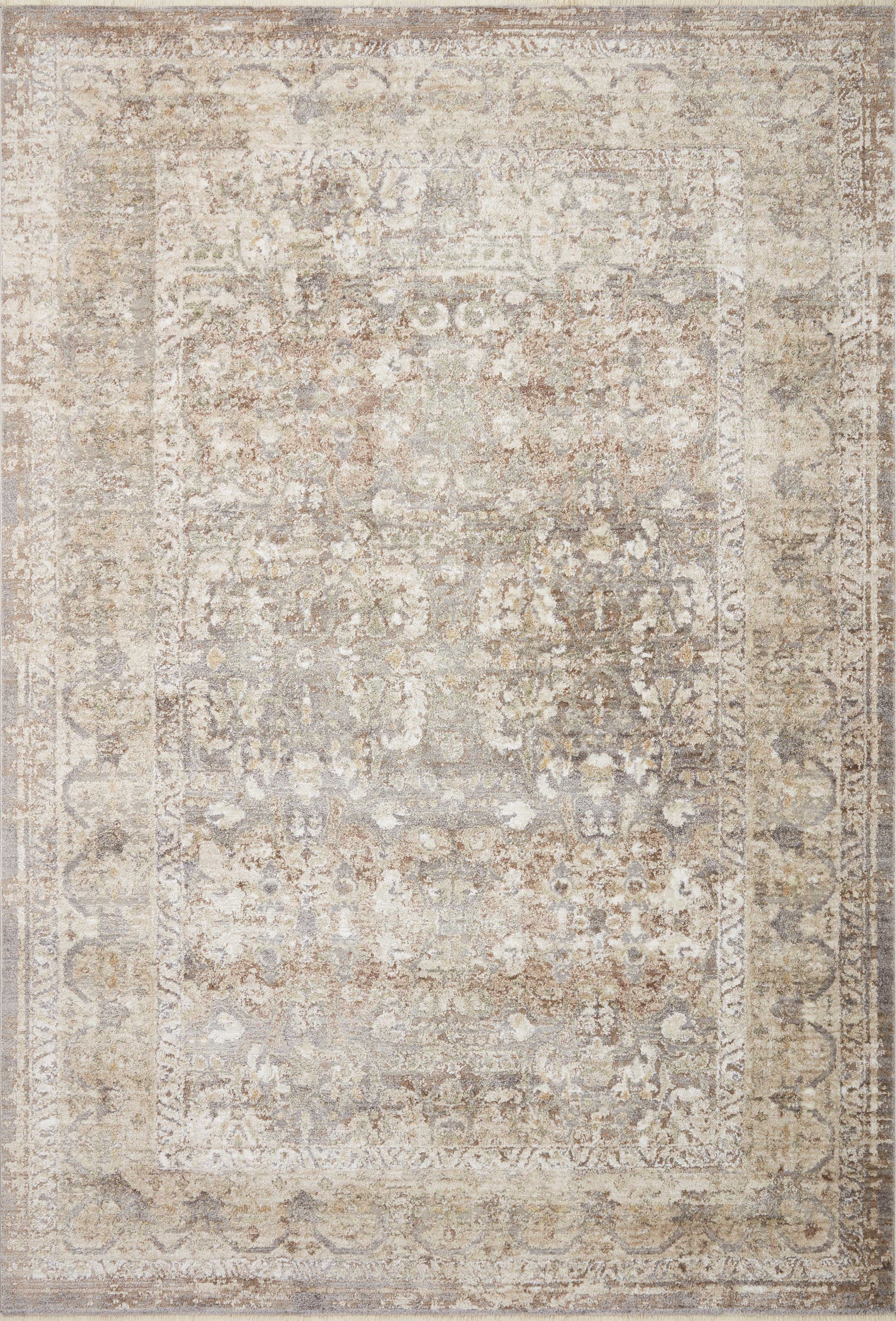 Loloi Sonnet SNN-08 Grey Sage Traditional Power Loomed Rug