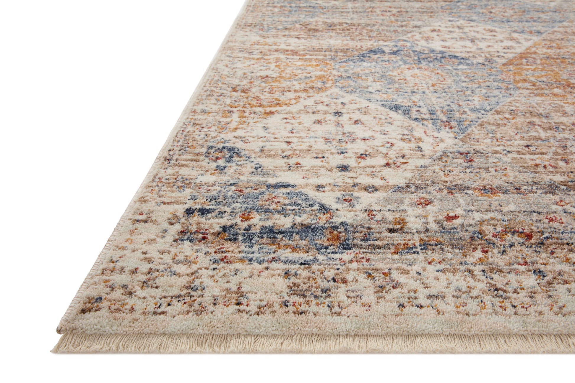 Loloi II Sorrento SOR-02 Ivory Multi Traditional Power Loomed Rug