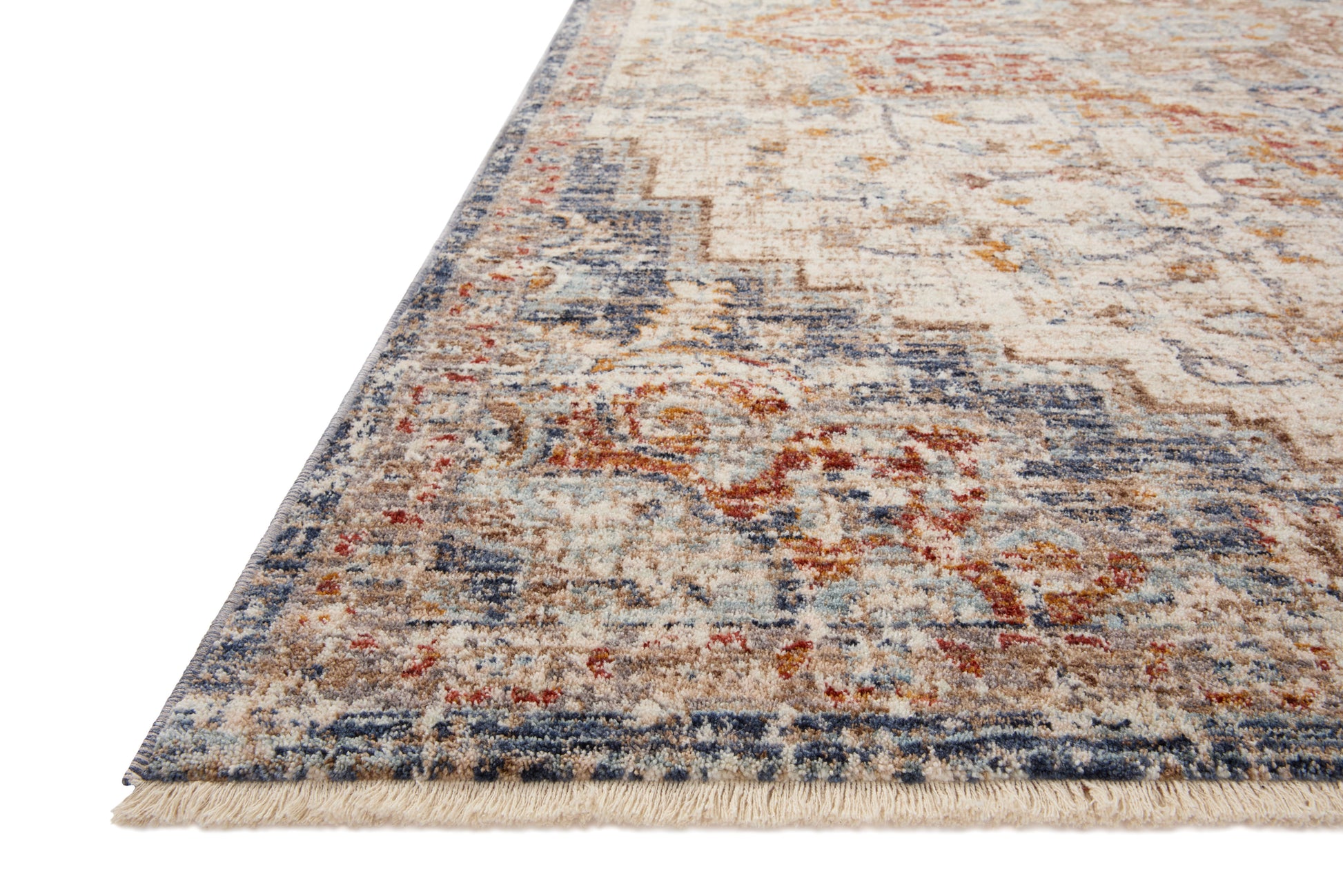 Loloi II Sorrento SOR-05 Ivory Fiesta Traditional Power Loomed Rug