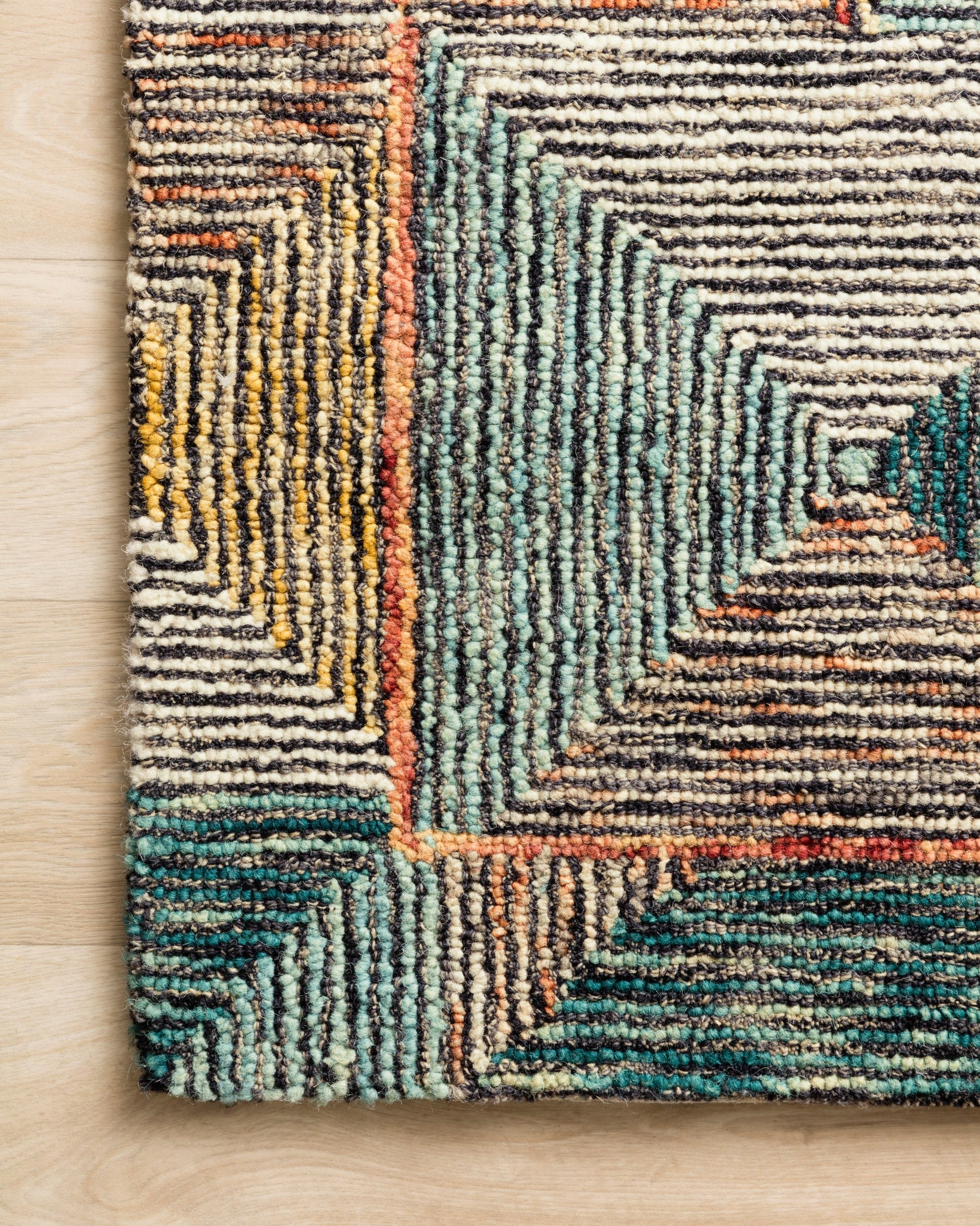 Loloi II Spectrum SPE-01 Lagoon Spice Contemporary Hooked Rug