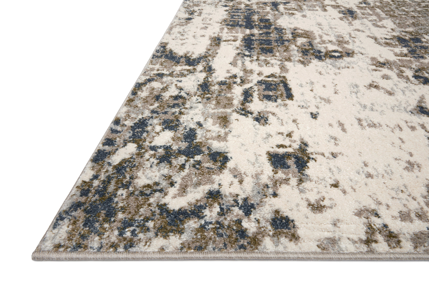 Loloi II Spirit SPI-01 Pewter Olive Contemporary Power Loomed Rug