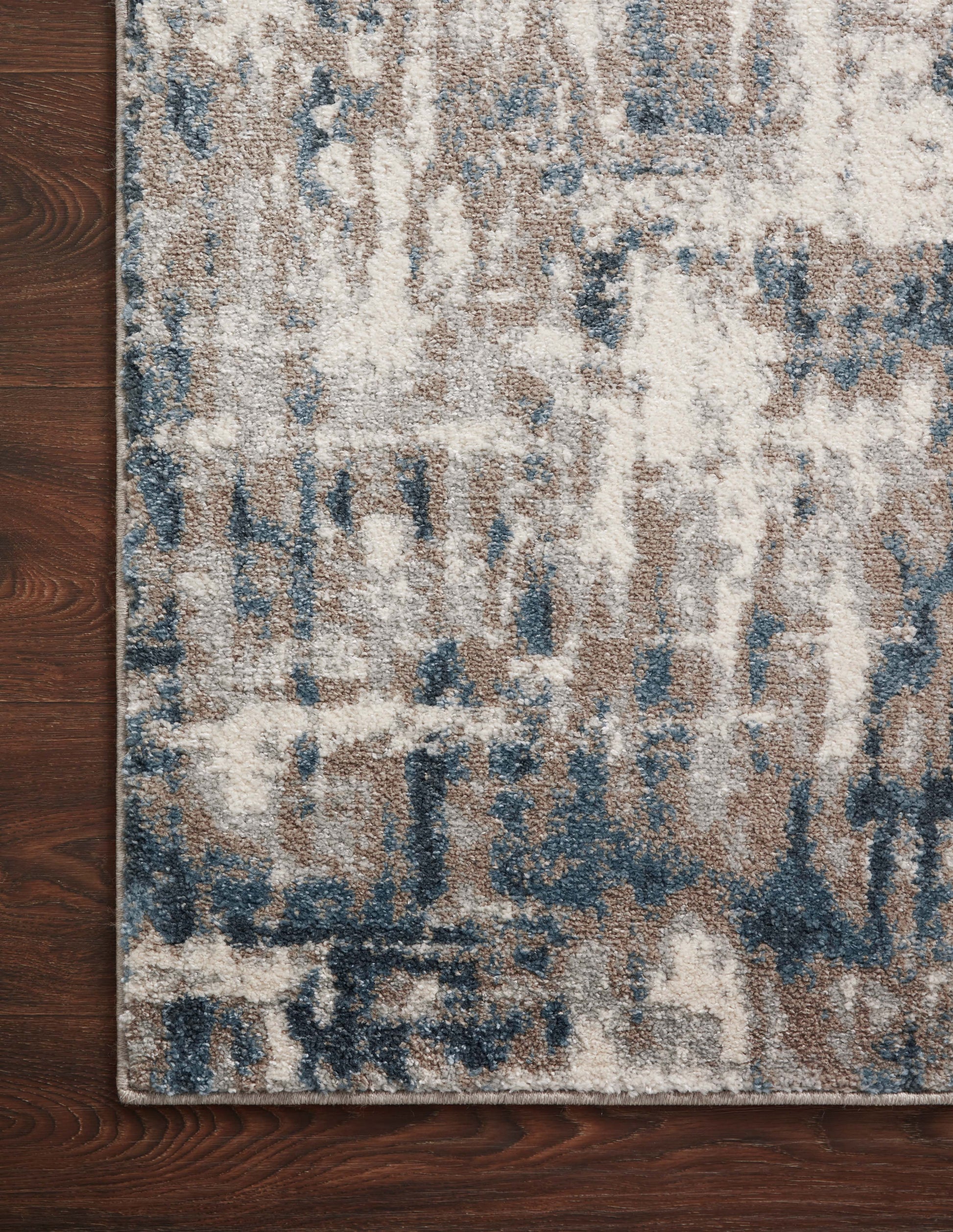 Loloi II Spirit SPI-02 Stone Blue Contemporary Power Loomed Rug