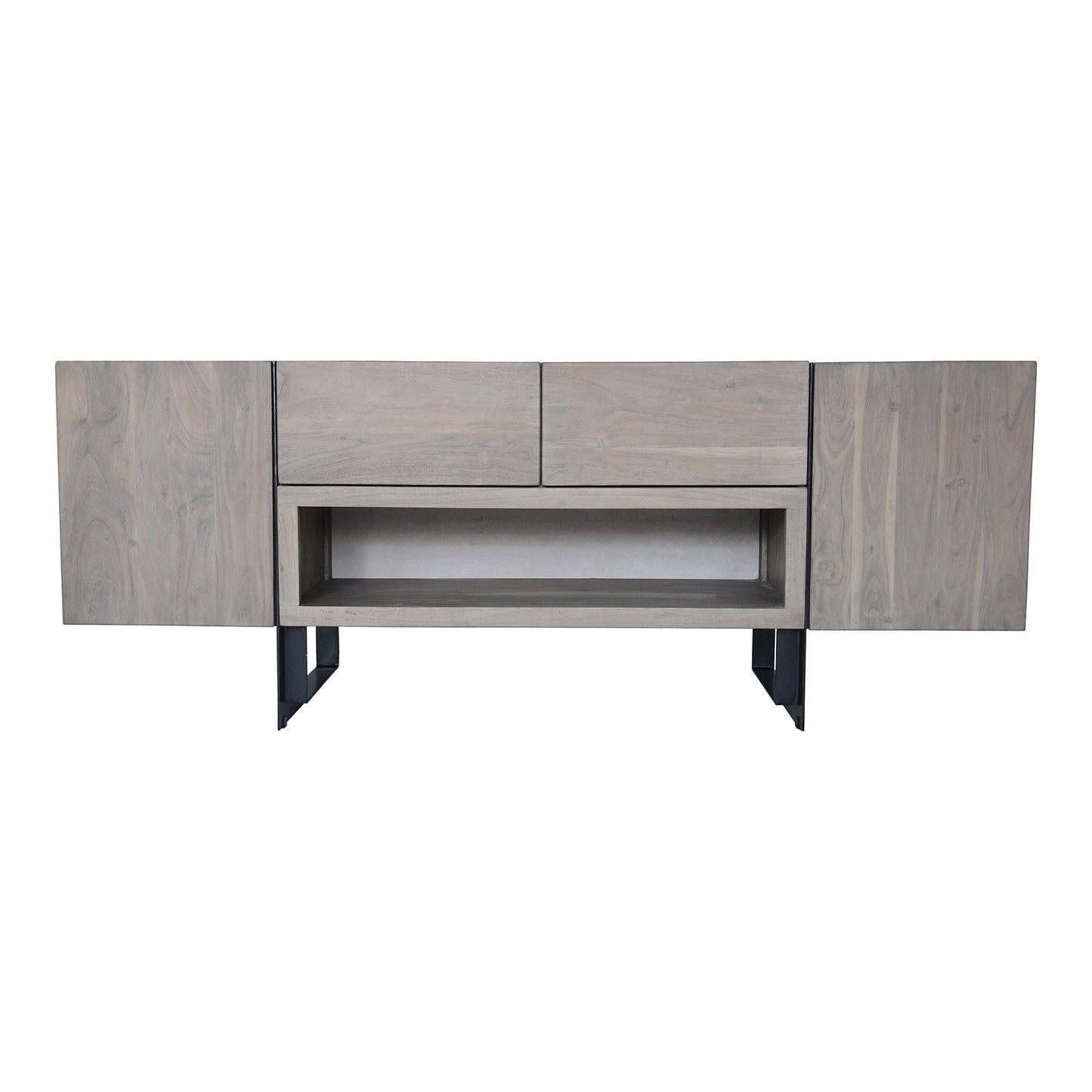 Moes Home Media Units Tiburon Grey Contemporary Furniture