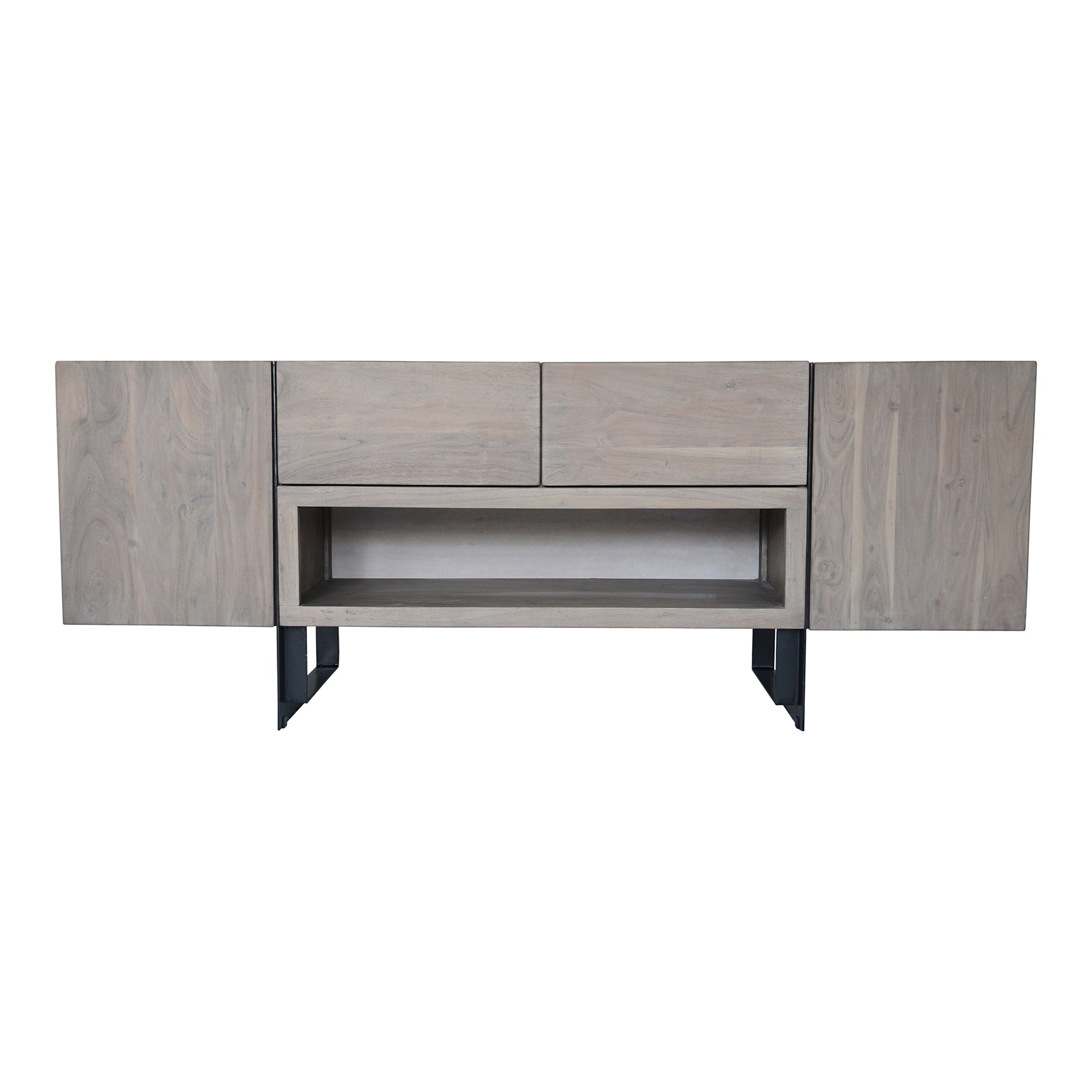 Moes Home Media Units Tiburon Grey Contemporary Furniture