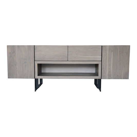 Moes Home Media Units Tiburon Grey Contemporary Furniture