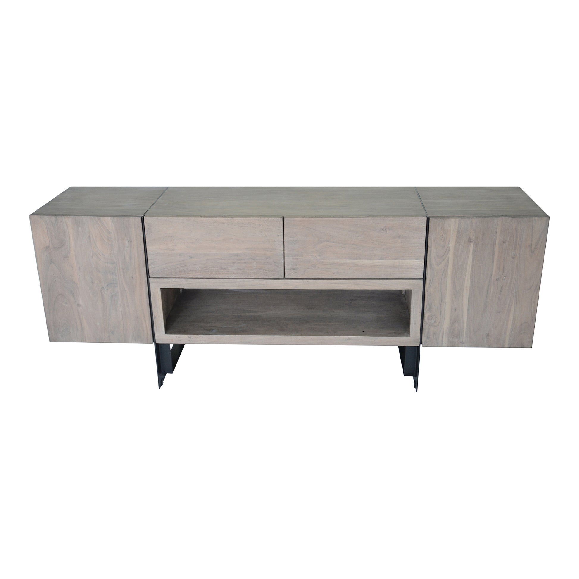 Moes Home Media Units Tiburon Grey Contemporary Furniture