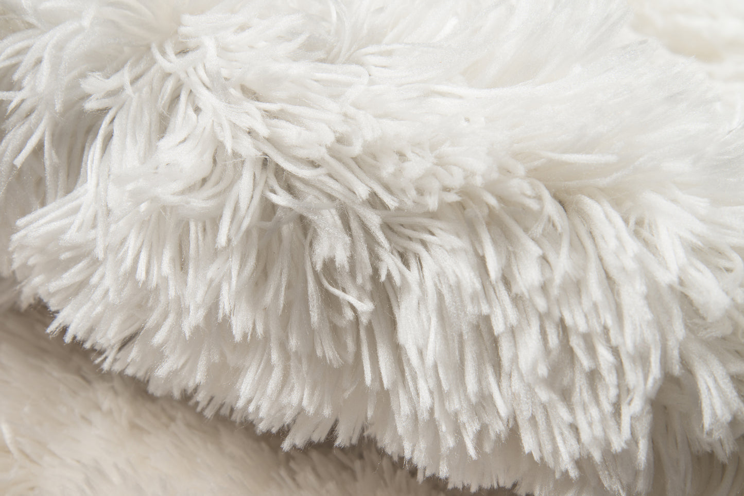 Momeni Snow Shag  White  Contemporary