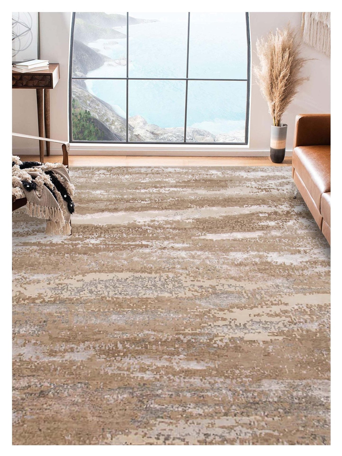 Limited SYDNEY SD - 516 SOFT CAMEL Transitional Knotted Rug - Rugs - Limited - Atlanta Designer Rugs