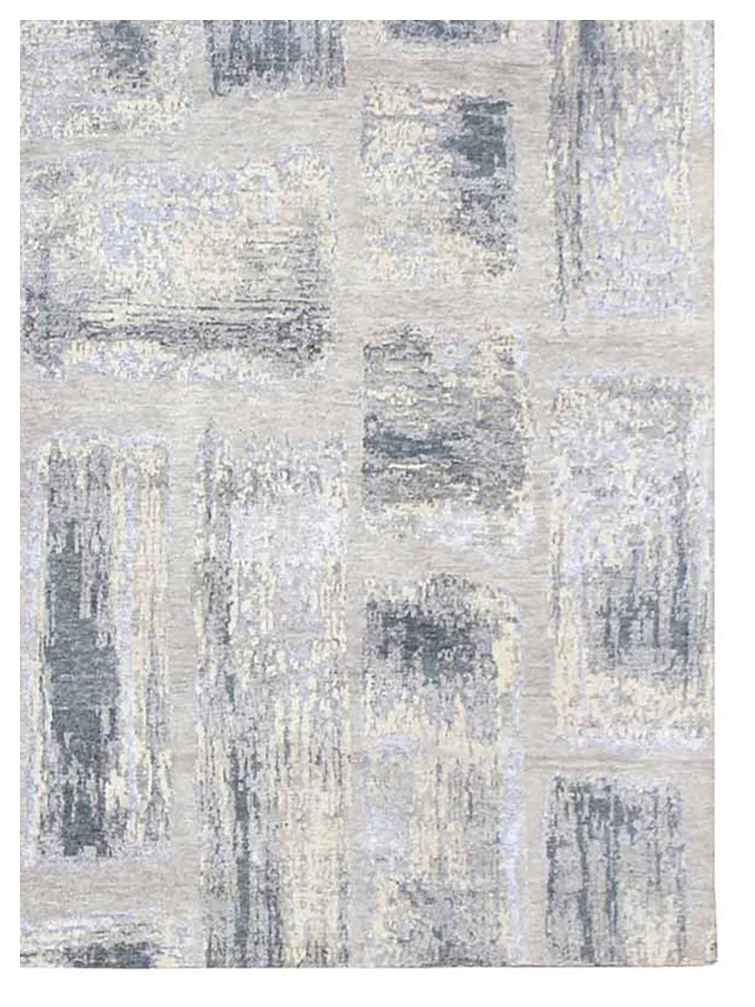 Limited SYDNEY SD - 541 LIGHT GRAY Transitional Knotted Rug - Rugs - Limited - Atlanta Designer Rugs