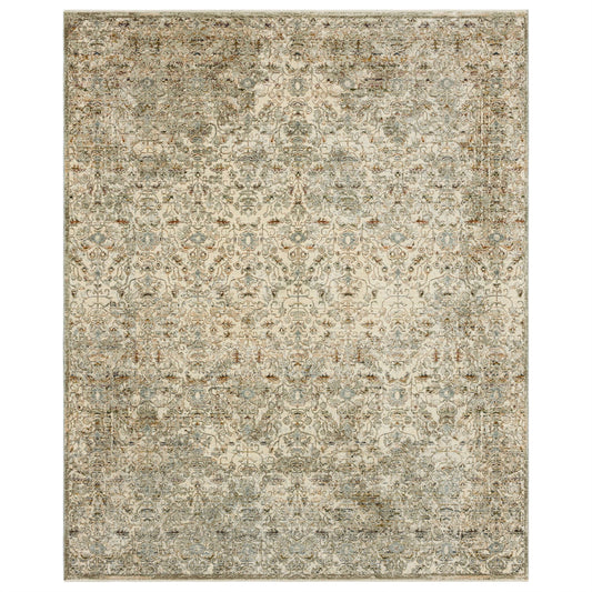 Karastan Divina R1156 Cream Machinemade Rug - Rugs - Karastan - Atlanta Designer Rugs