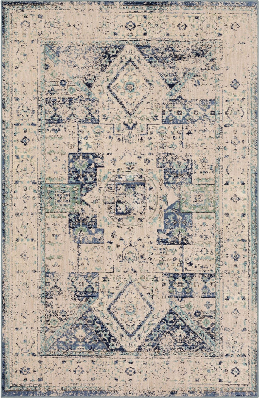 Karastan Cosmopolitan 90960 Indigo Traditional Machinemade Rug - Rugs - Karastan - Atlanta Designer Rugs