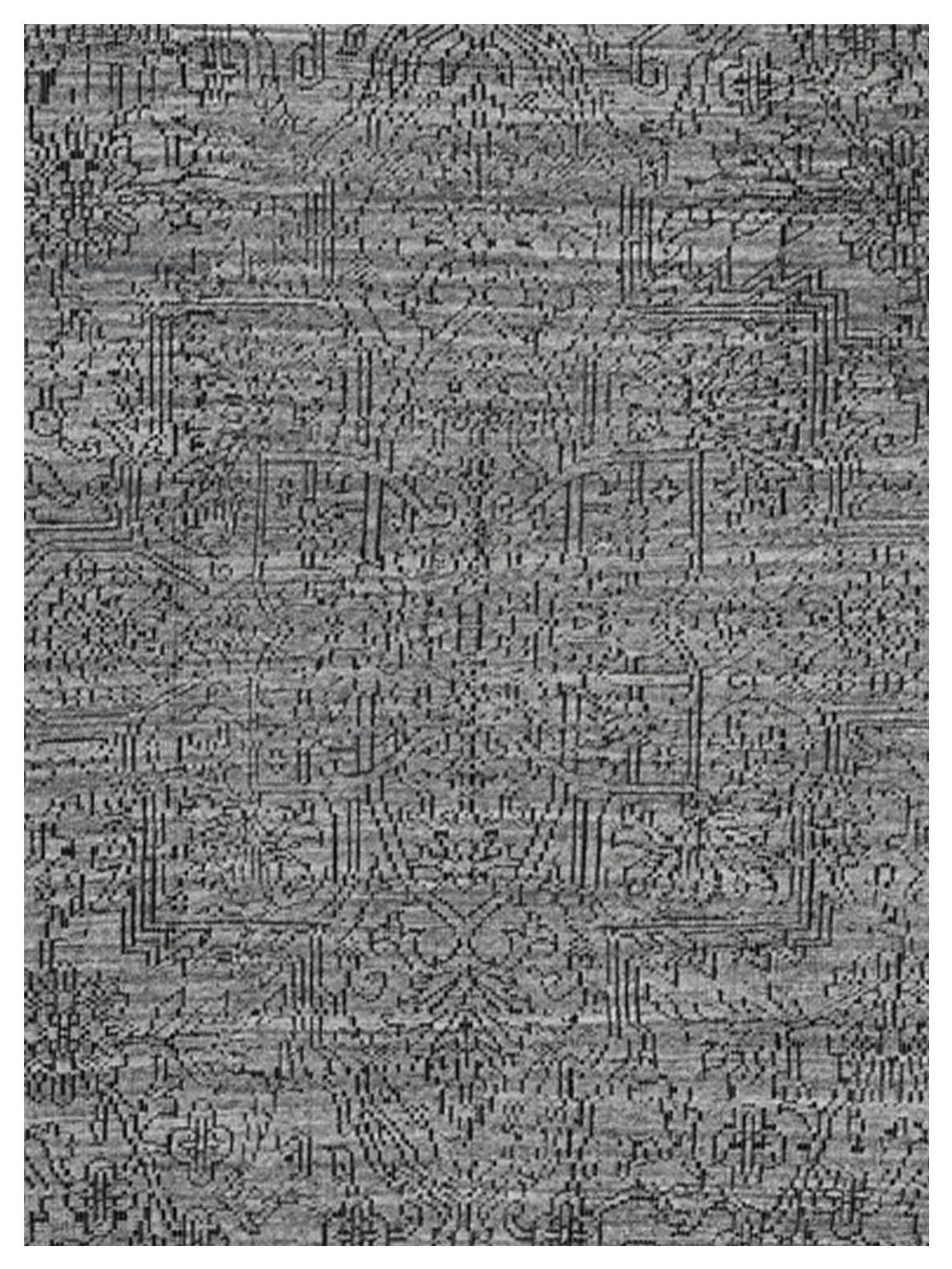 Artisan Serenade Grey Black Transitional Knotted Rug - Rugs - Artisan - Atlanta Designer Rugs