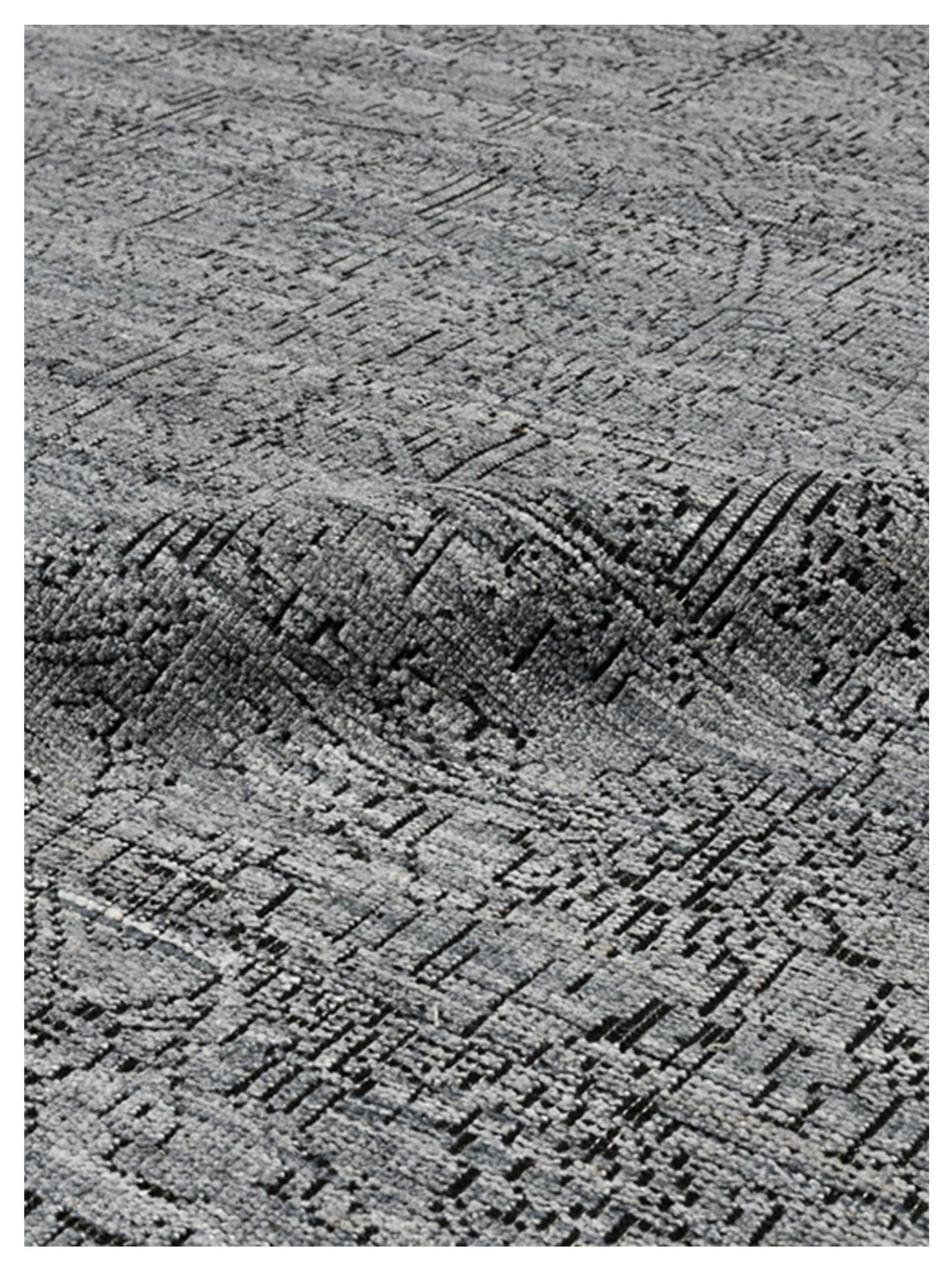 Artisan Serenade Grey Black Transitional Knotted Rug - Rugs - Artisan - Atlanta Designer Rugs