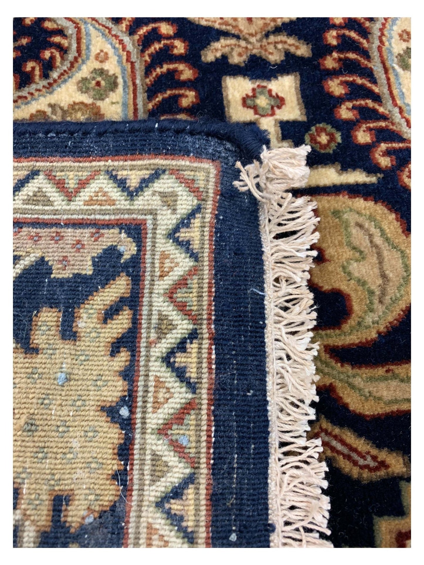 Artisan Michelle Navy Rust Traditional Knotted Rug - Rugs - Artisan - Atlanta Designer Rugs