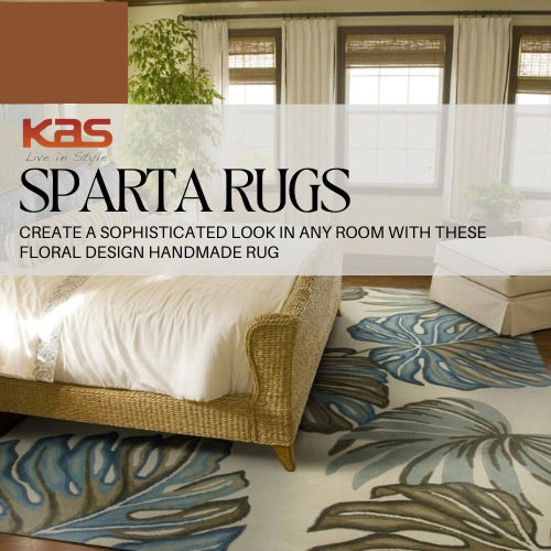 Luxurious Sparta Collection hand-tufted rugs in antique style