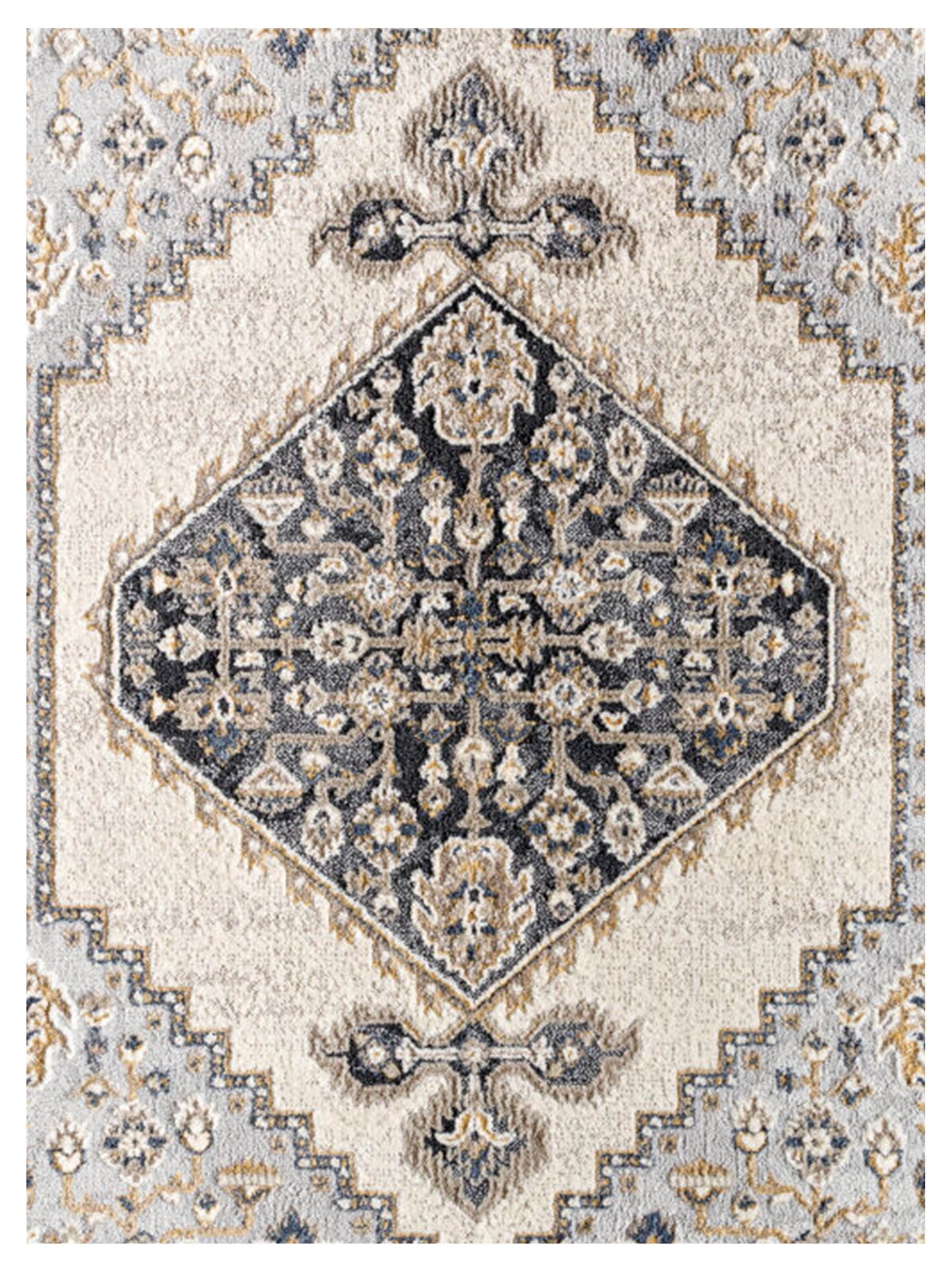 Surya Zidane ZDN-2300 White  Traditional  Rug