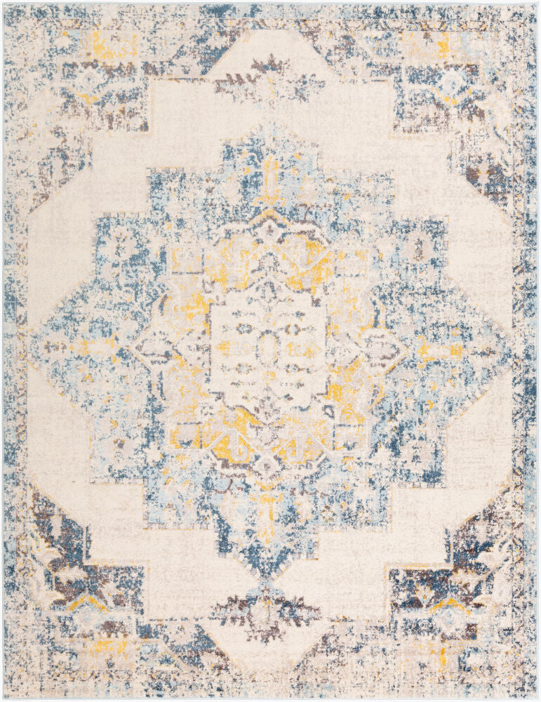 Surya Ankara AKR-2309 Ice Blue  Traditional Machinemade Rug