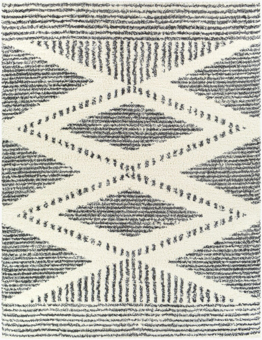 Surya Deluxe Shag DXS-2309 Cream  Global Machinemade Rug