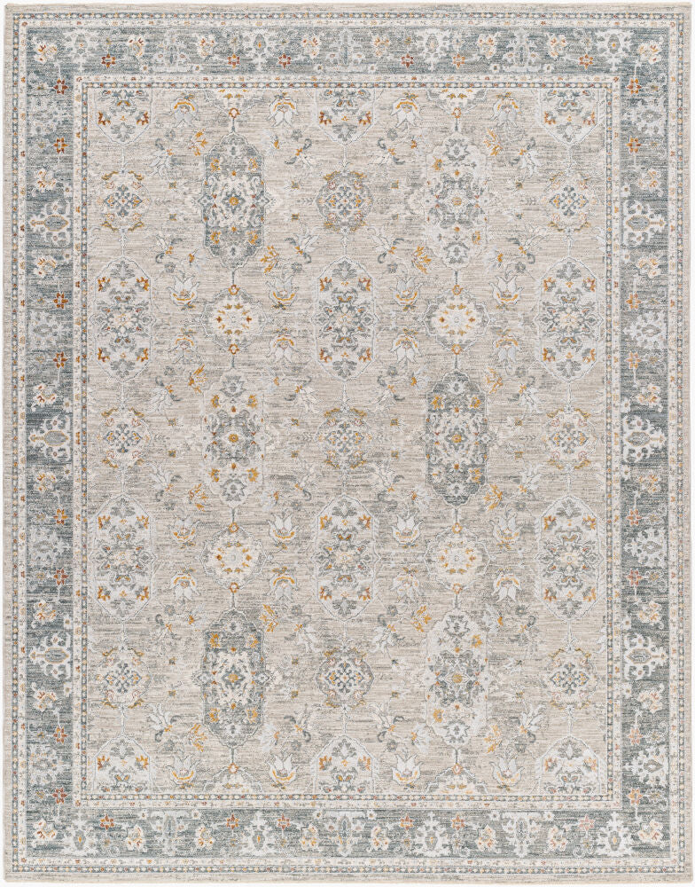 Surya Dresden DRE-2325 Medium Gray  Traditional Machinemade Rug