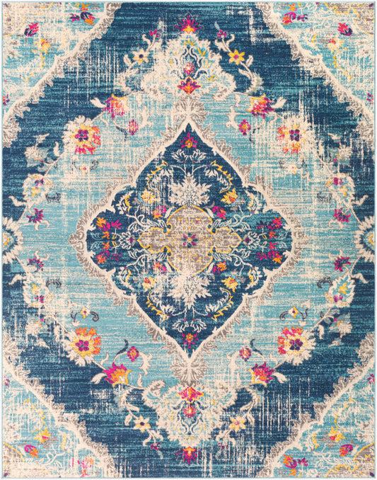 Surya Floransa FSA-2300 Light Blue  Traditional Machinemade Rug