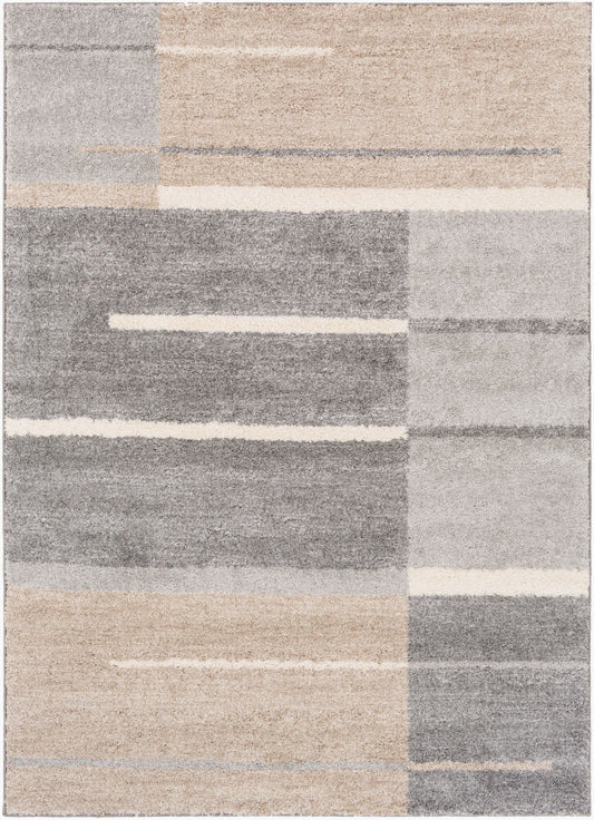 Surya Fowler FOW-1000 Gray  Modern Machinemade Rug