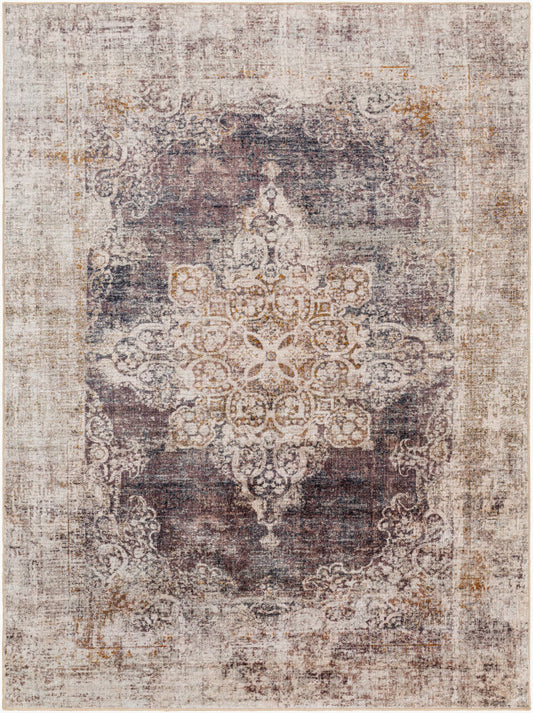 Surya Jefferson JFS-2312 Dark Purple  Traditional  Rug