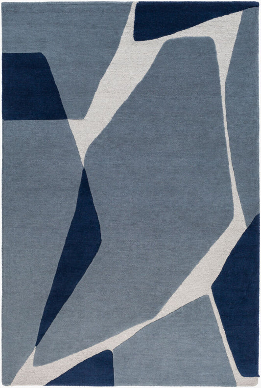 Surya Kennedy KDY-3017 Blue  Modern  Rug