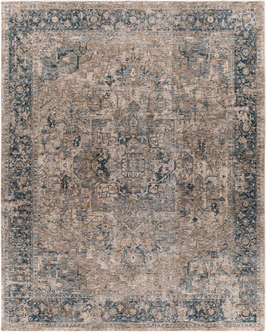 Surya Mirabel MBE-2312 Teal  Traditional  Rug