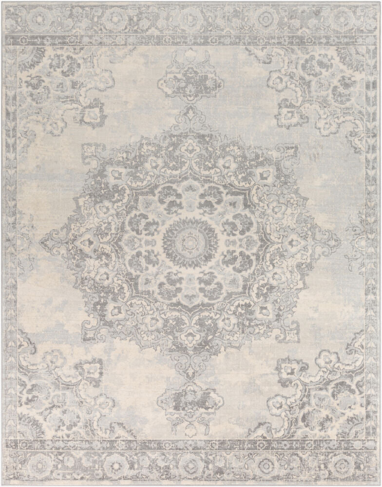 Surya Monaco MOC-2301 Silver Gray  Traditional  Rug