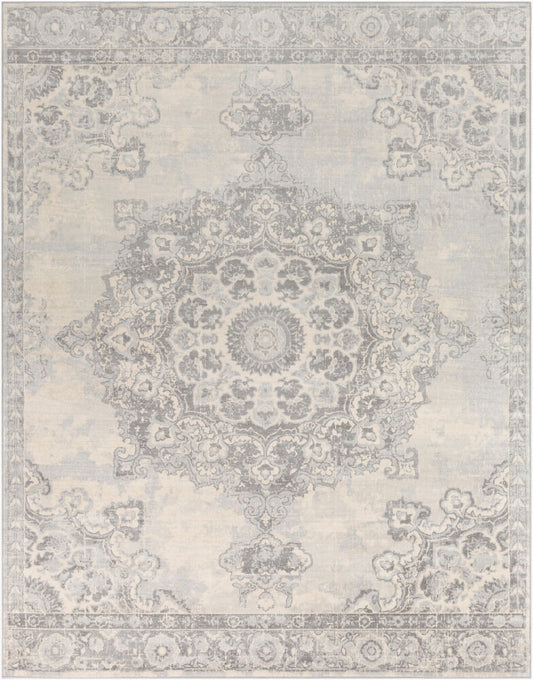 Surya Monaco MOC-2301 Silver Gray  Traditional  Rug