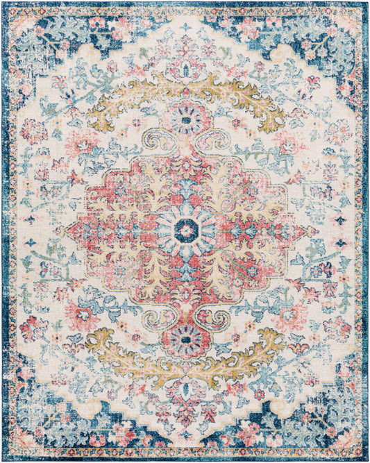 Surya Murat MUT-2321 Aqua  Traditional  Rug