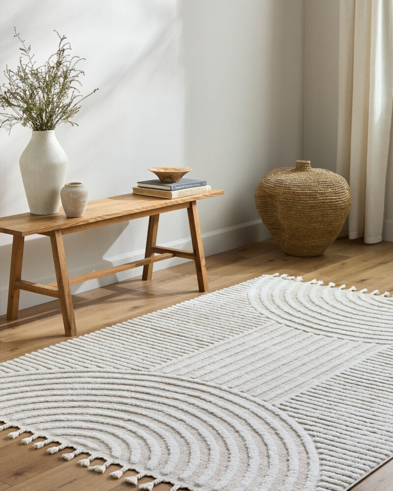 Surya Nora NOA-2312 Cream  Modern  Rug