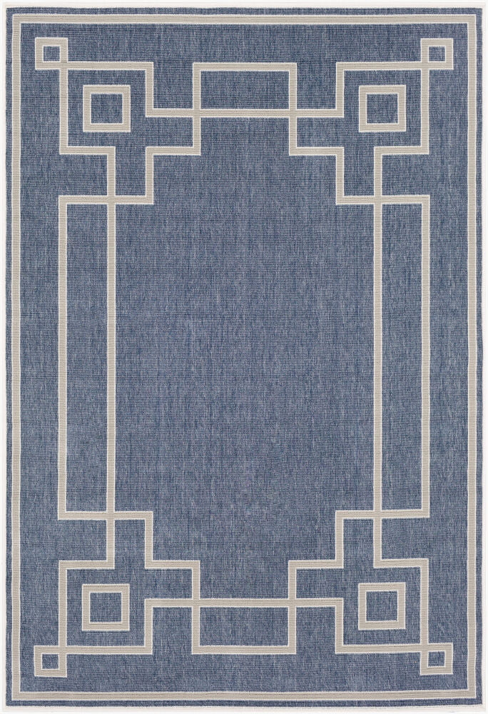 Surya Alfresco ALF-9654 Dark Blue  Cottage Machinemade Rug