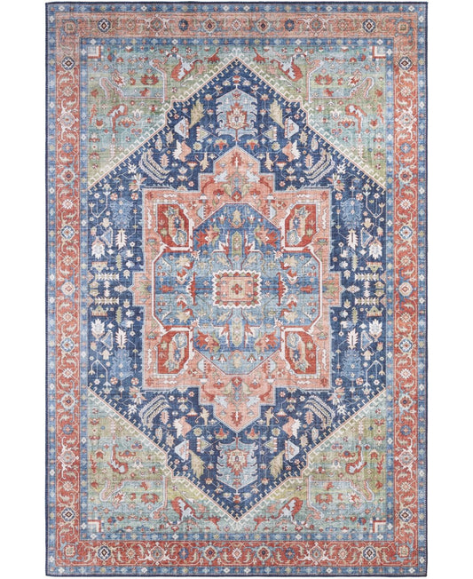 Surya Iris IRS-2312 Navy  Traditional  Rug