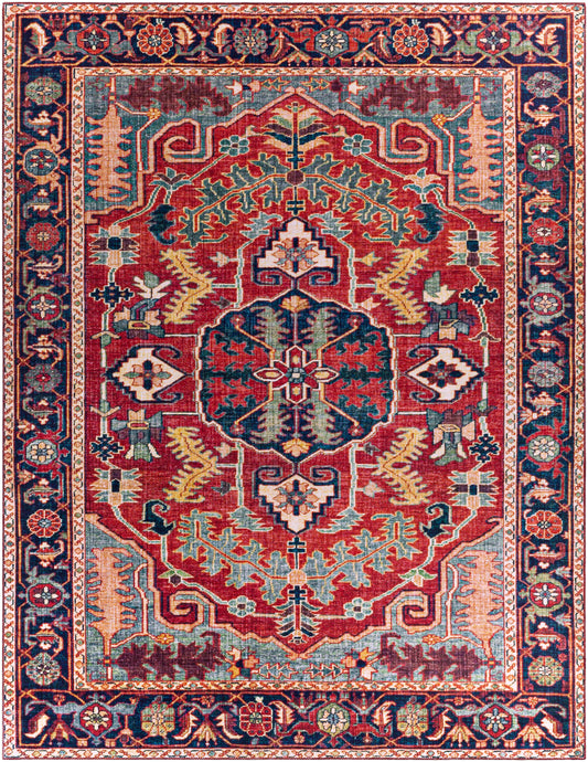 Surya Iris IRS-2317 Dark Blue  Traditional  Rug