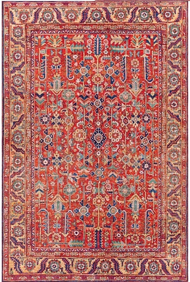 Surya Iris IRS-2332 Burnt Orange  Traditional  Rug