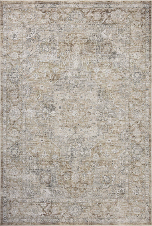 Loloi II Tabitha TAI-01 Khaki Slate Traditional Power Loomed Rug