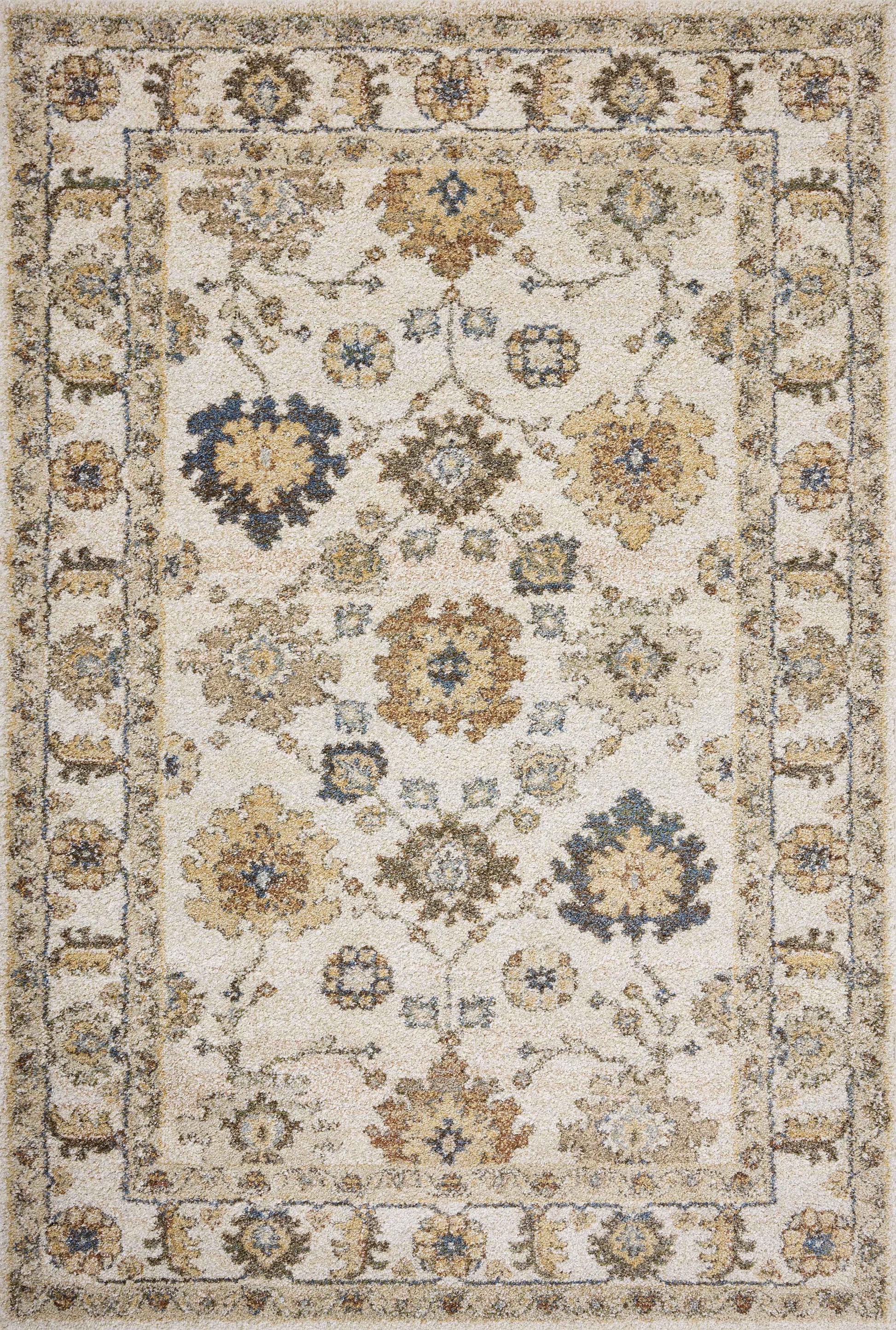 Loloi Tamryn TAM-03 Ivory Multi Traditional Power Loomed Rug