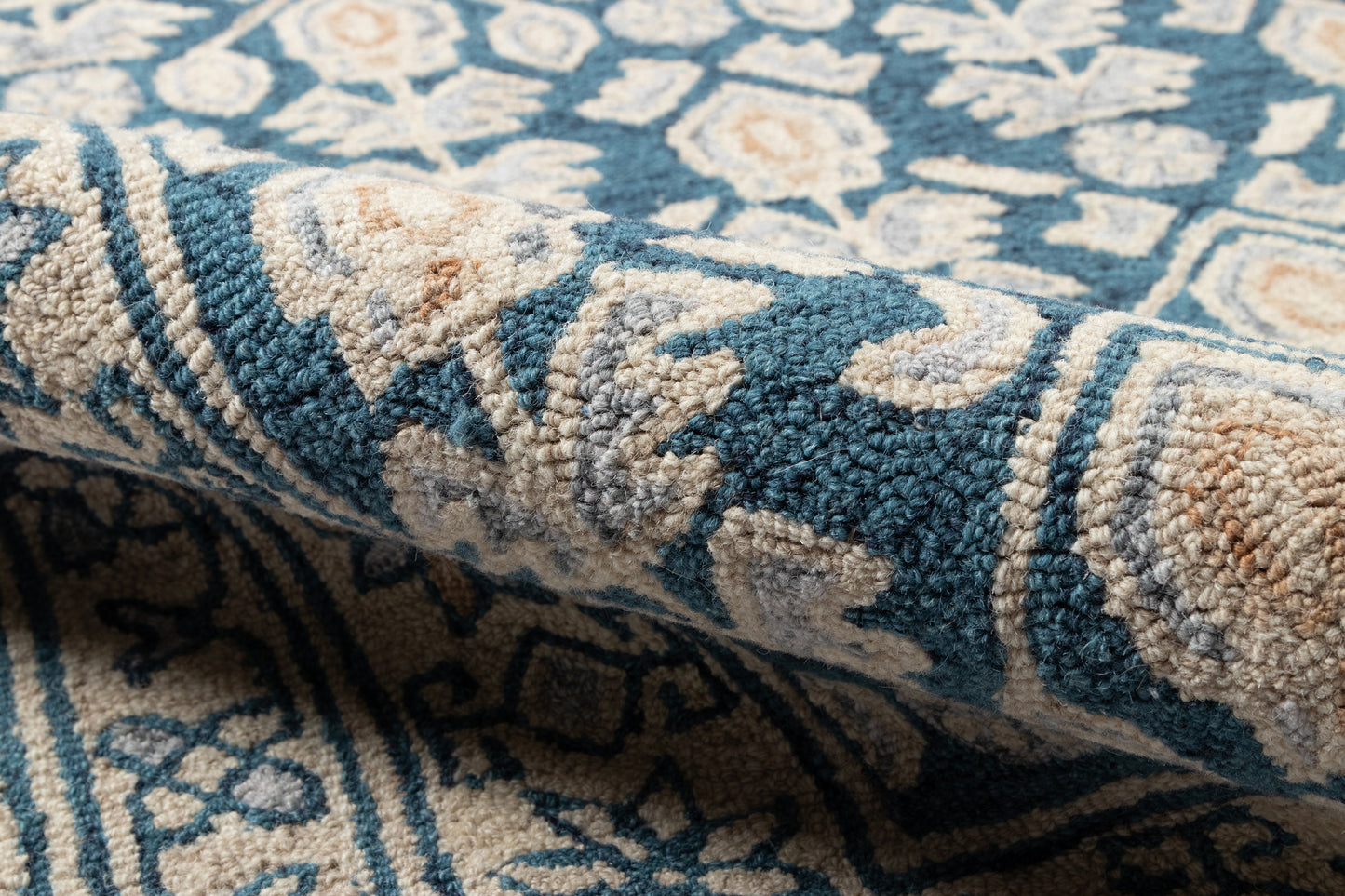 Momeni Tangier  Blue  Traditional